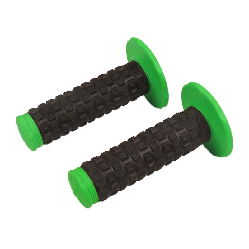 APPYU Motorcycle Grips Dirt Bike Grips Pillow Top Grip Mx Grips Universal Handle Grips for KX60 KX65 KX80 KX85 KX100 KX125 KX250 KX250F KX250R KX300 KX400 KX420 KX450 KX450F KX500 KLX110 KLX125 Green - Image 5